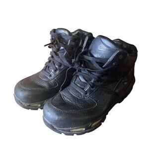 Nike Air Max Goadome TD kids Boots Shoes Black Leather 5.5